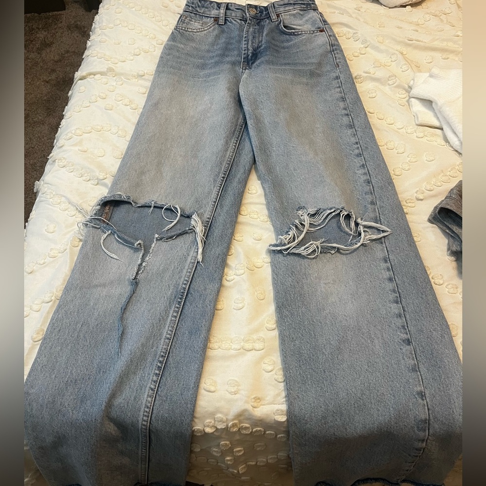 zara jeans barely worn size 0 ALMOST ALL OFFERS ACCEPTED